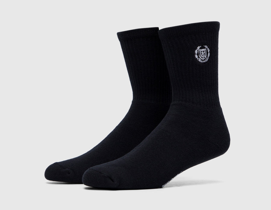 Honor The Gift Crest Rib Socks / Black