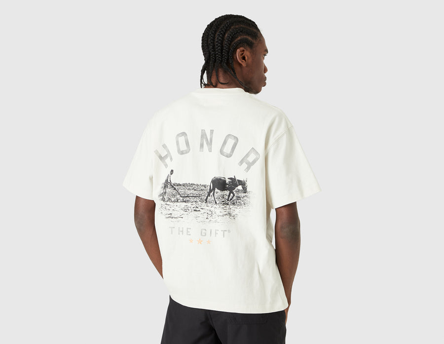 Honor The Gift Sharecropper T-shirt / Bone