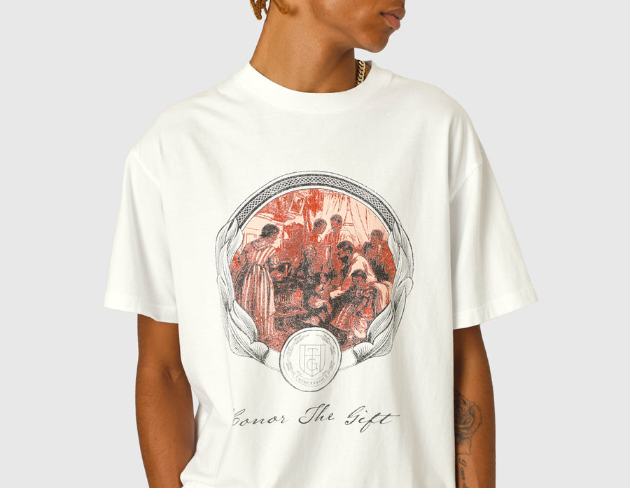 Honor The Gift Past and Future T-shirt / White