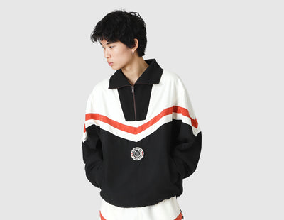 Honor The Gift Brushed Poly Track Anorak Jacket / Black