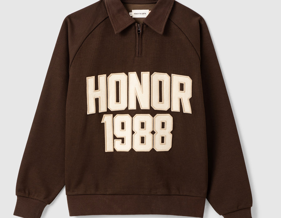 Honor The Gift 1988 Quarter Zip / Brown