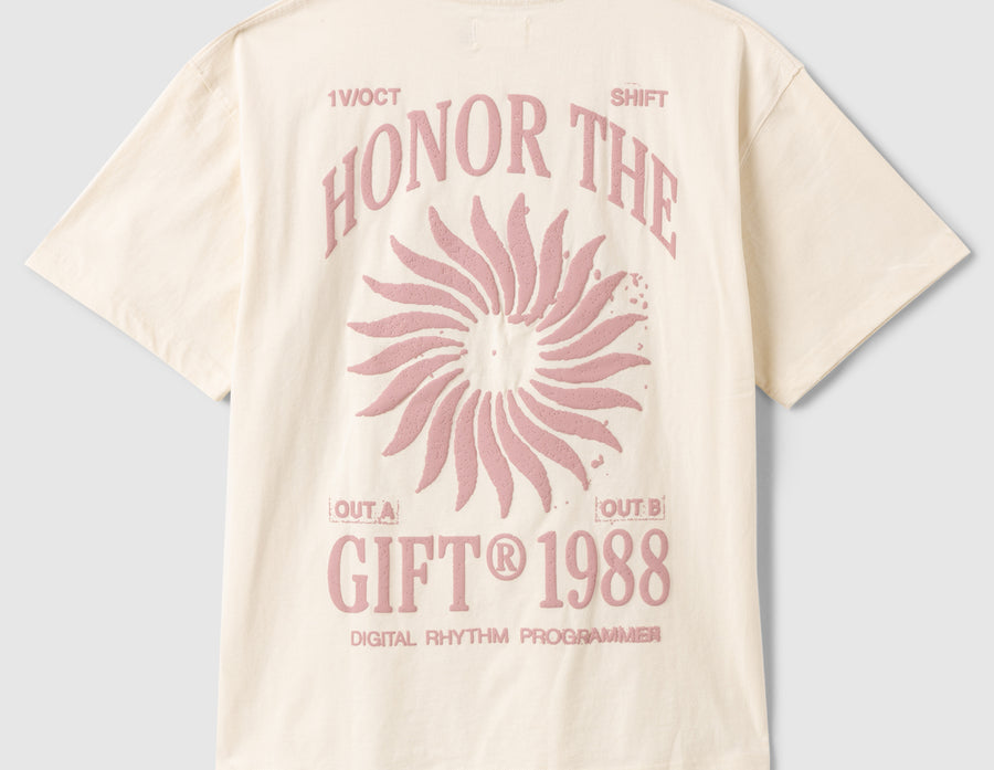 Honor The Gift Sunray Logo T-shirt / Cream