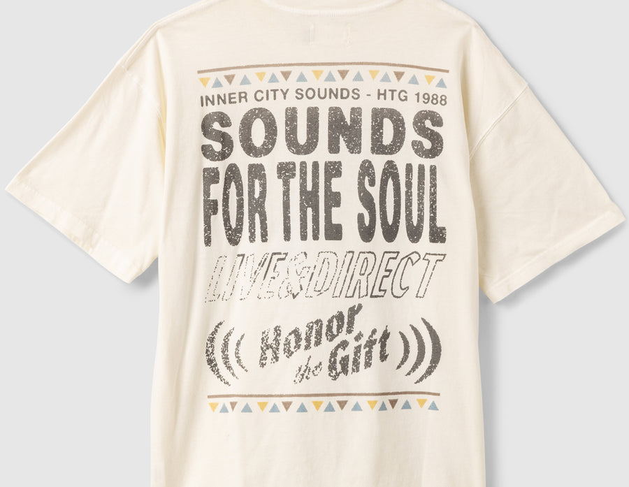 Honor The Gift Live and Direct T-shirt / Cream