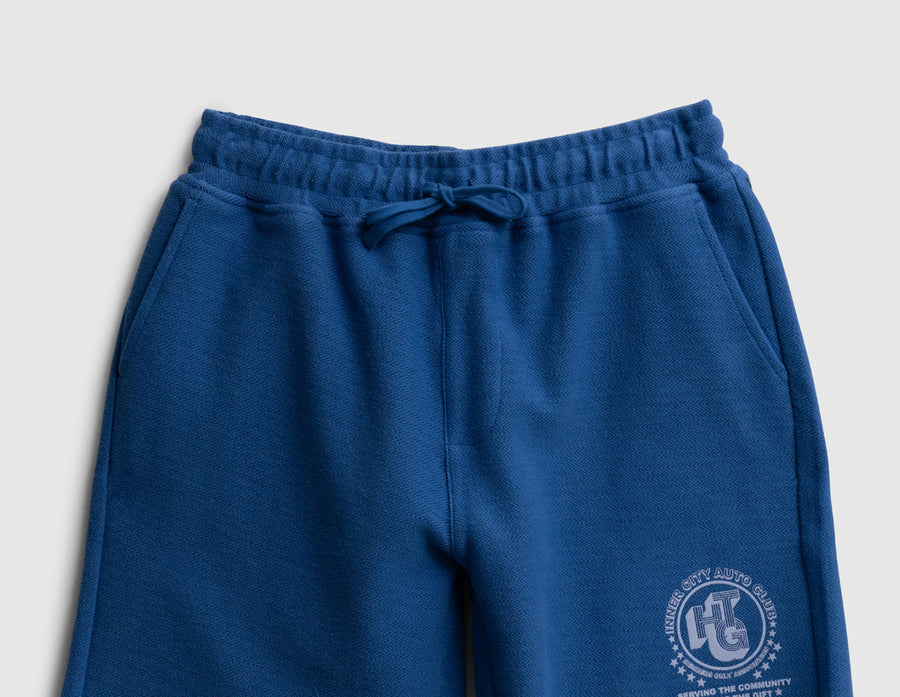Honor The Gift Race Herringbone Short / Blue