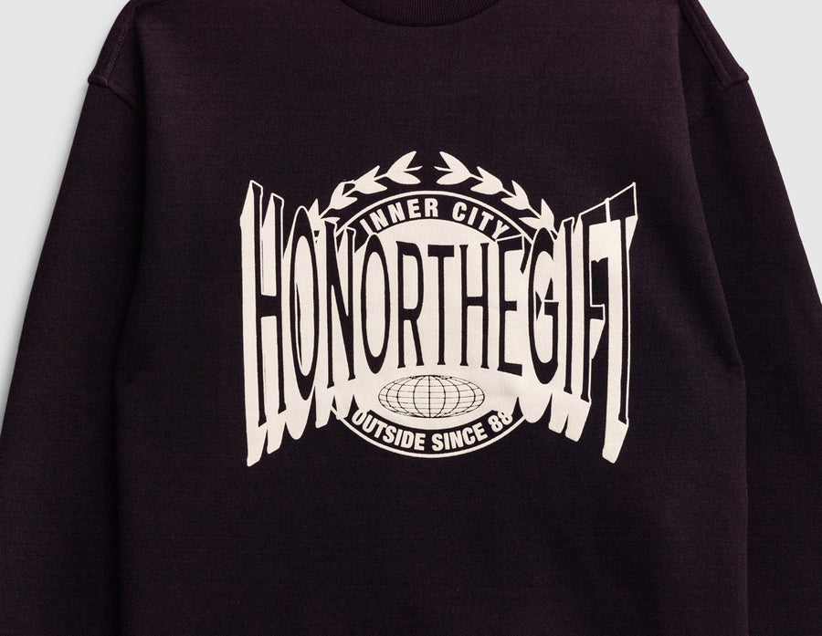 Honor The Gift Honor Club Crewneck / Black