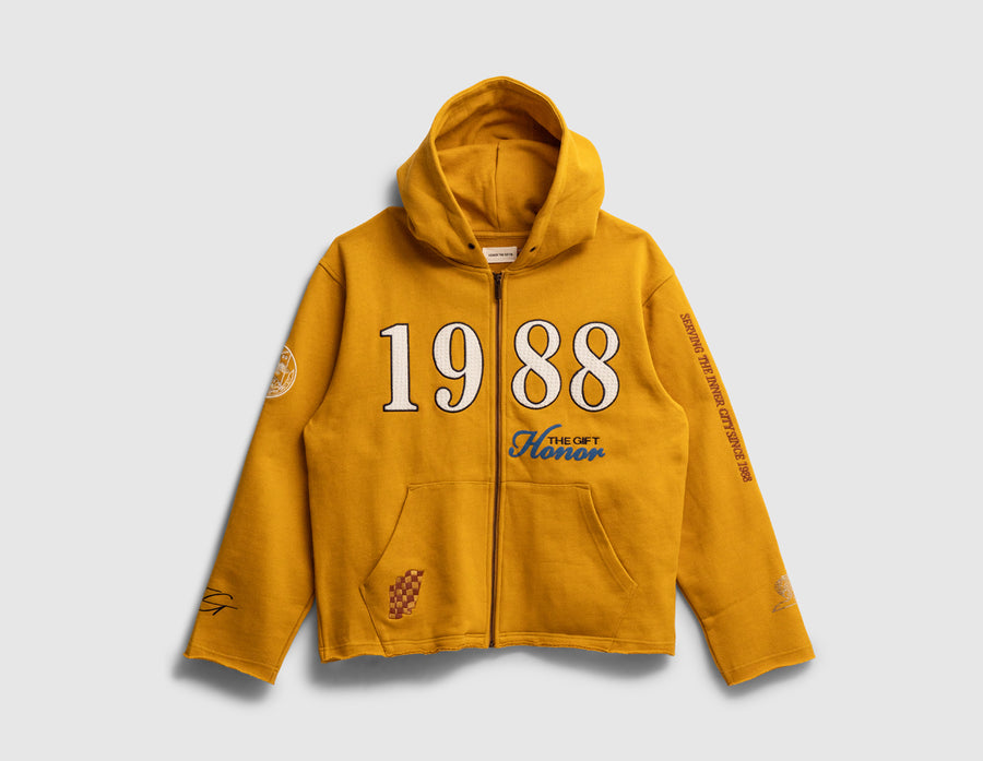 Honor The Gift 1988 Hoodie / Yellow