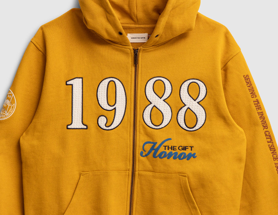 Honor The Gift 1988 Hoodie / Yellow