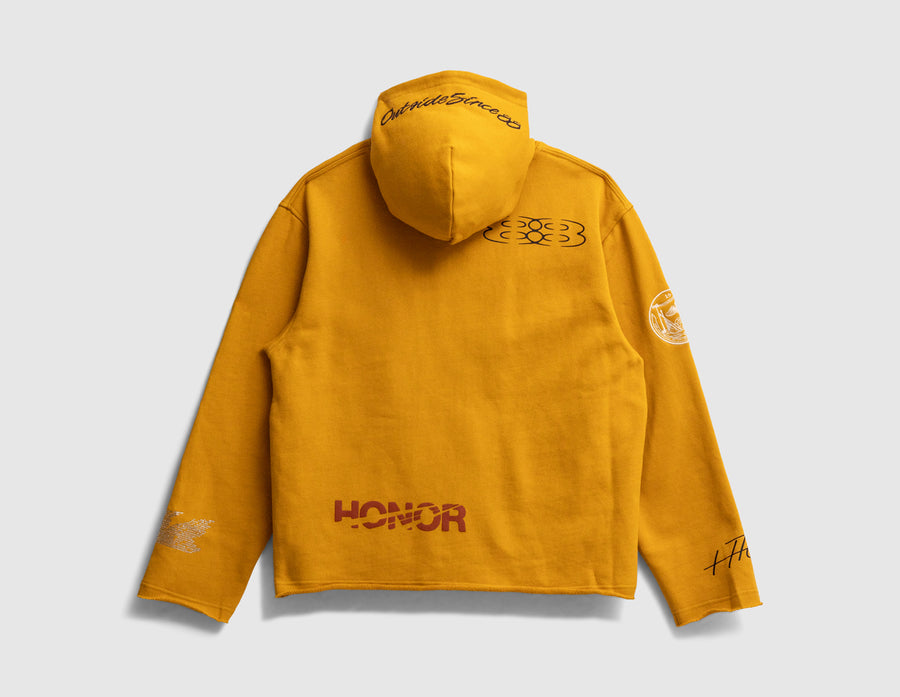 Honor The Gift 1988 Hoodie / Yellow