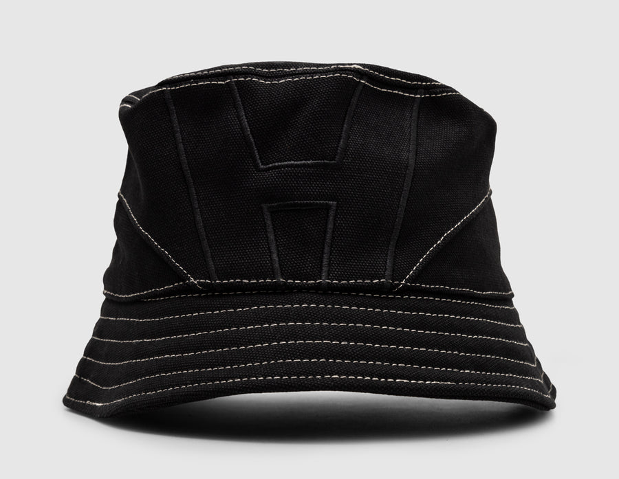 Honor The Gift Panel H Bucket Hat / Black