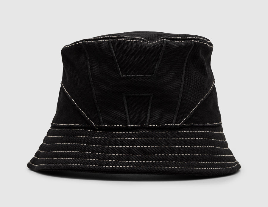 Honor The Gift Panel H Bucket Hat / Black
