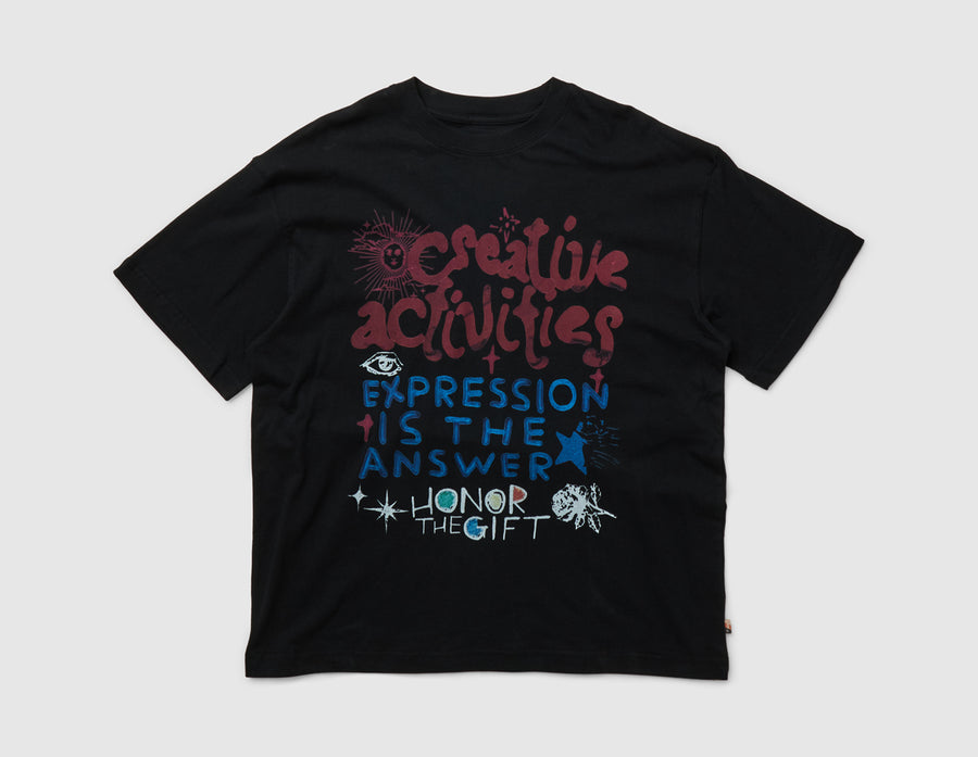 Honor The Gift Creative Activities T-Shirt / Black