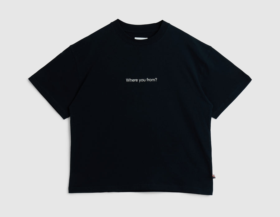 Honor The Gift Where You From T-Shirt / Black