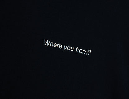 Honor The Gift Where You From T-Shirt / Black