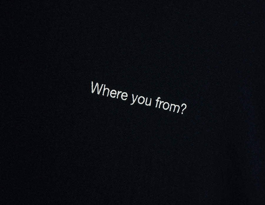 Honor The Gift Where You From T-Shirt / Black