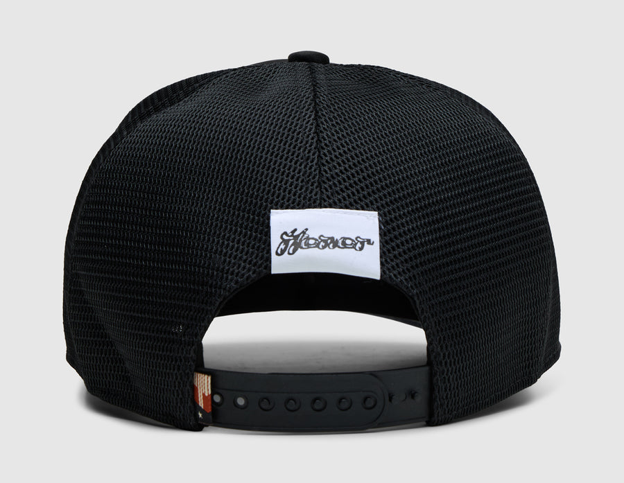 Honor The Gift H Patch Trucker Cap / Black