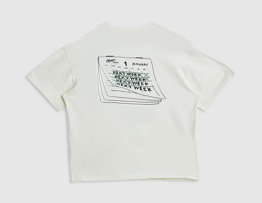 Honor The Gift Nothing Changes T-Shirt / White