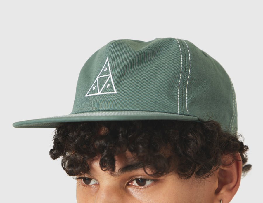 HUF Set TT Snapback Pine / White