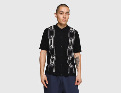 HUF Linked Short Sleeve Knit Sweater / Black