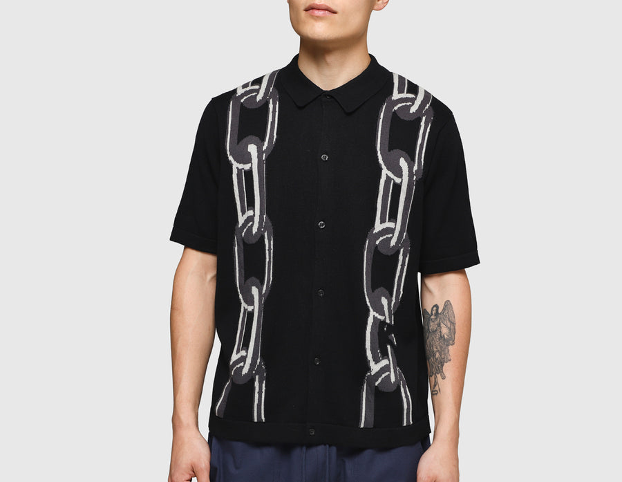 HUF Linked Short Sleeve Knit Sweater / Black – size? Canada