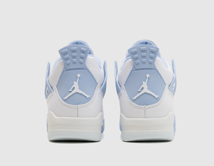 Jordan Women's 4 Retro White / Aluminum - Blue Tint