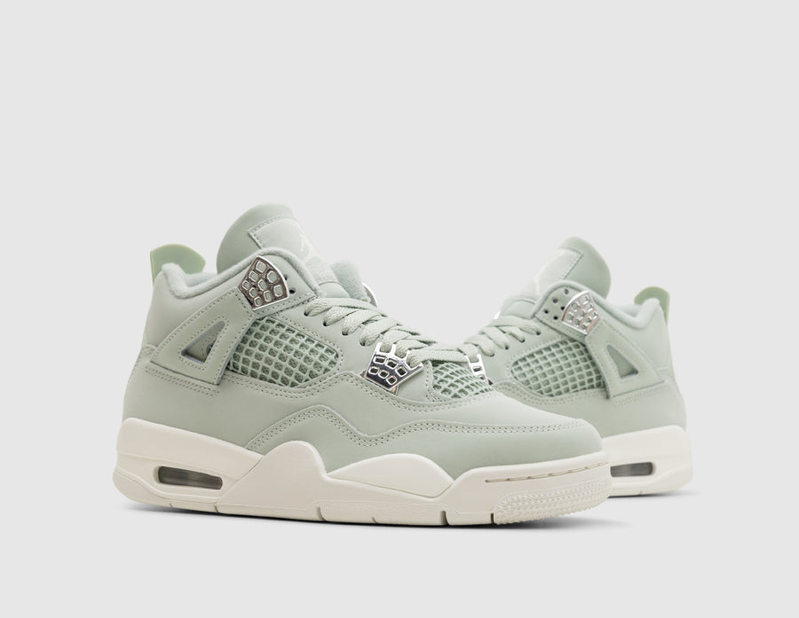 Jordan Women's 4 Retro Seafoam / Sail - Metallic Silver