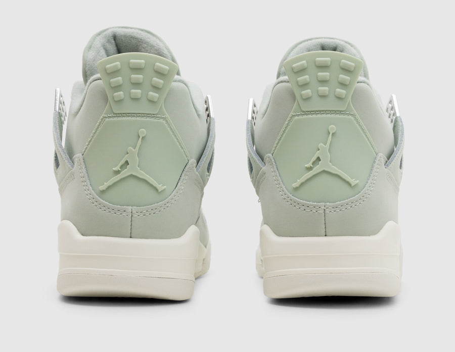 Jordan Women's 4 Retro Seafoam / Sail - Metallic Silver