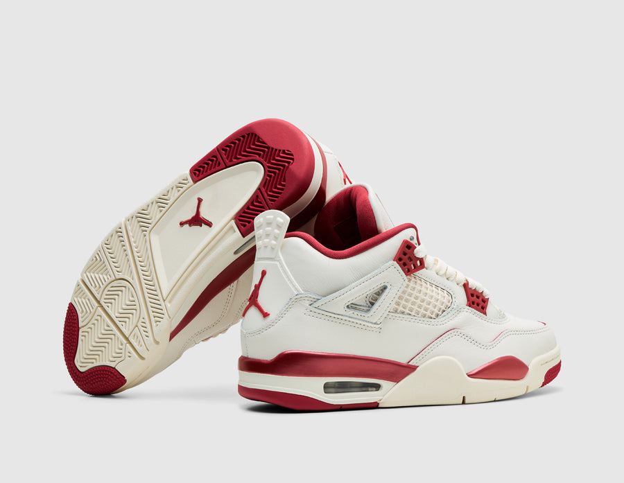 Jordan Women's 4 Retro Pale Ivory / Sierra Red - Tough Red