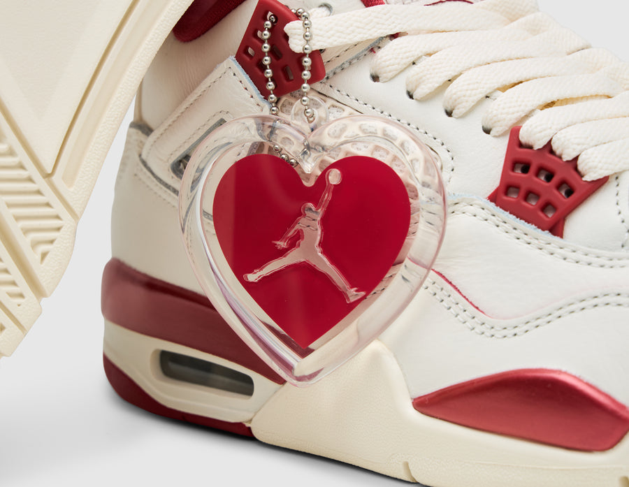 Jordan Women's 4 Retro Pale Ivory / Sierra Red - Tough Red