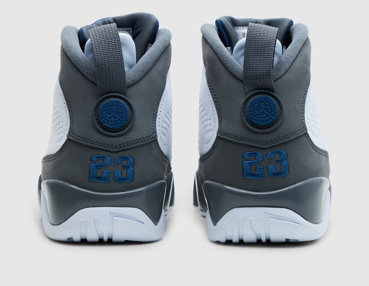 エア ジョーダン Air Jordan 9 Retro Grey & Blue Jordan 9 Retro White / French Blue - Flint Grey – size? Canada