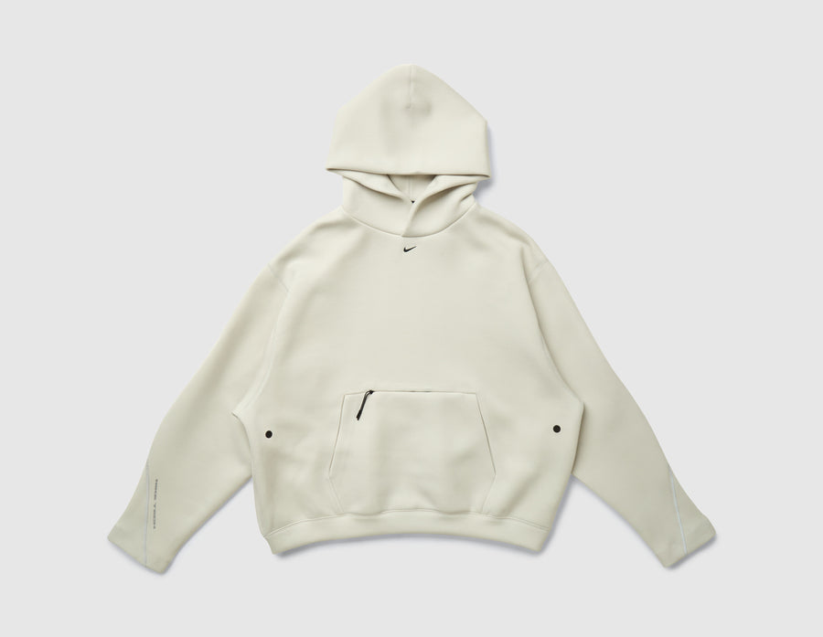 Nike Tech Fleece Oversized Hoodie Light Bone / Black