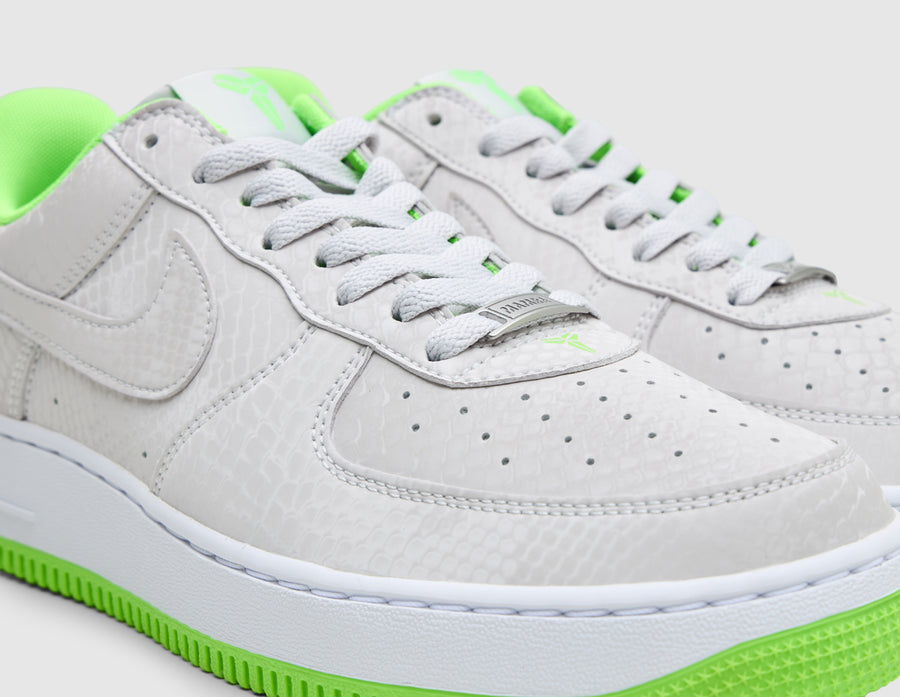 Nike Kobe Air Force 1 Low Vast Grey / Electric Green