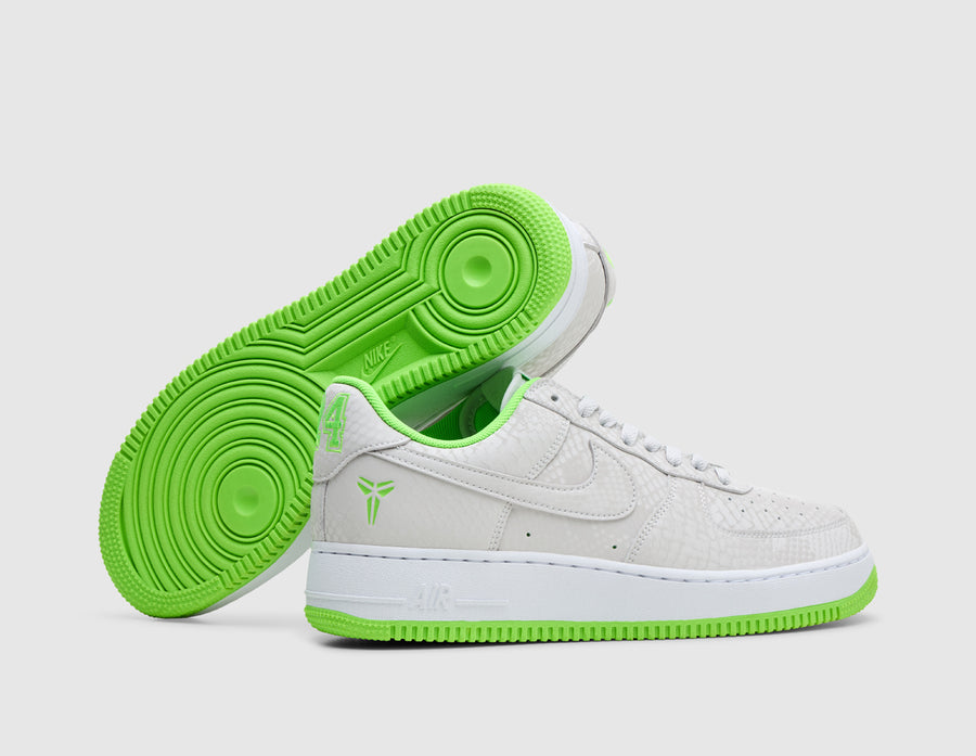 Nike Kobe Air Force 1 Low Vast Grey / Electric Green