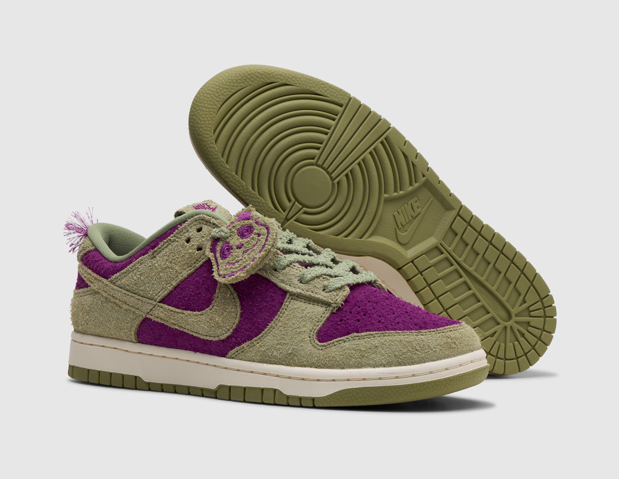 Nike Dunk Low Retro SE Viotech / Dusty Olive - Pale Ivory – size