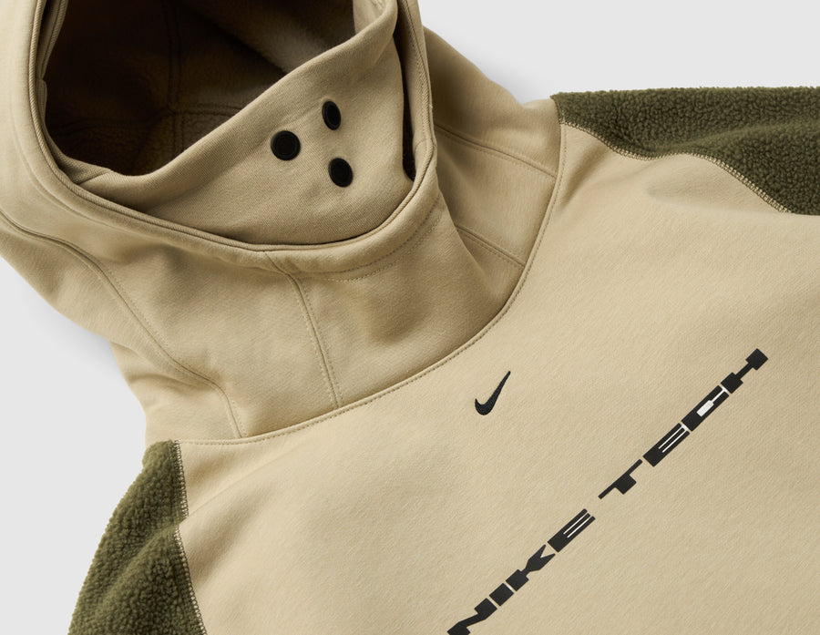 Nike Tech Boreas Hoodie Desert Khaki / Medium Olive - Black
