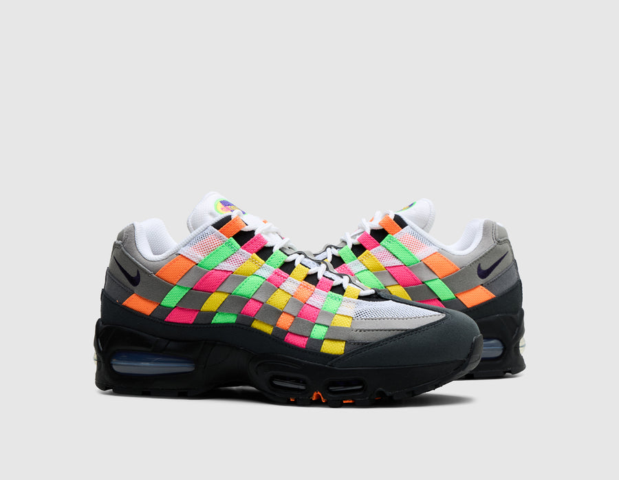 Nike Air Max 95 Big Bubble Woven White / Purple Dynasty - Pearl Grey