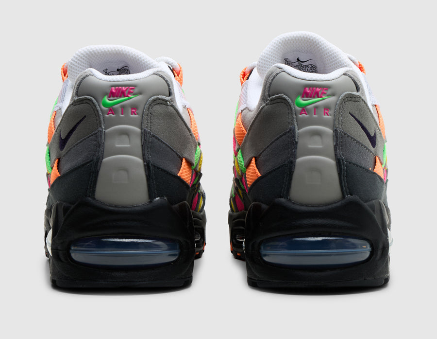 Nike Air Max 95 Big Bubble Woven White / Purple Dynasty - Pearl Grey
