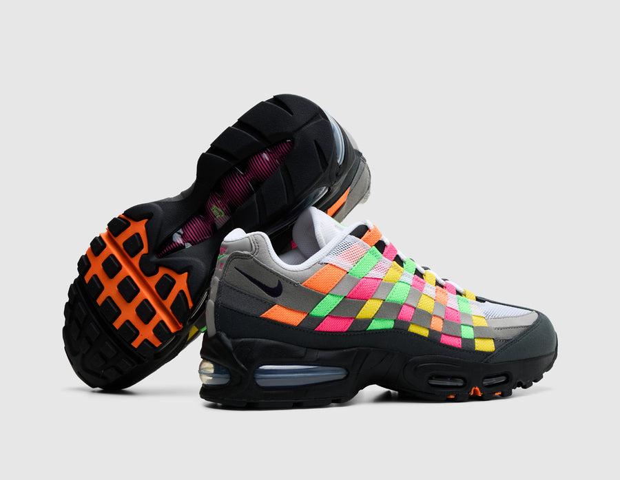 Nike Air Max 95 Big Bubble Woven White / Purple Dynasty - Pearl Grey