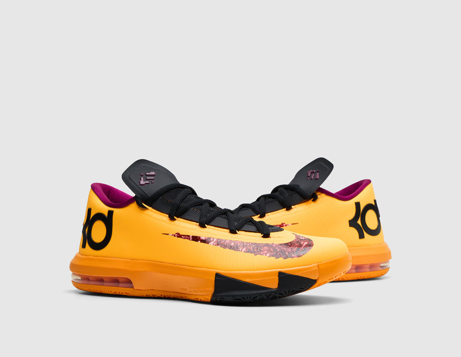 Nike KD VI Laser Orange / Raspberry Red - Black