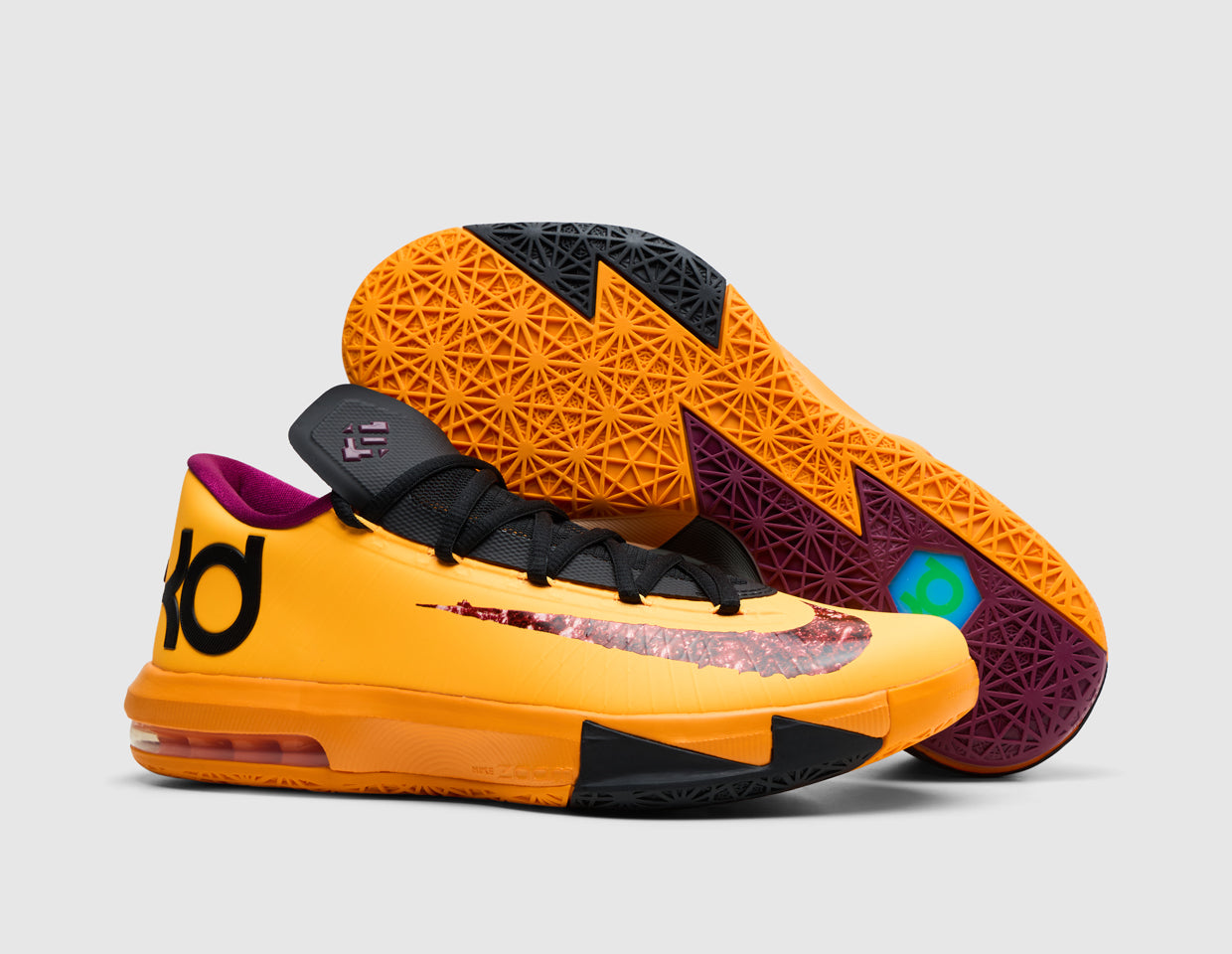 Nike KD VI Laser Orange / Raspberry Red - Black – size? Canada