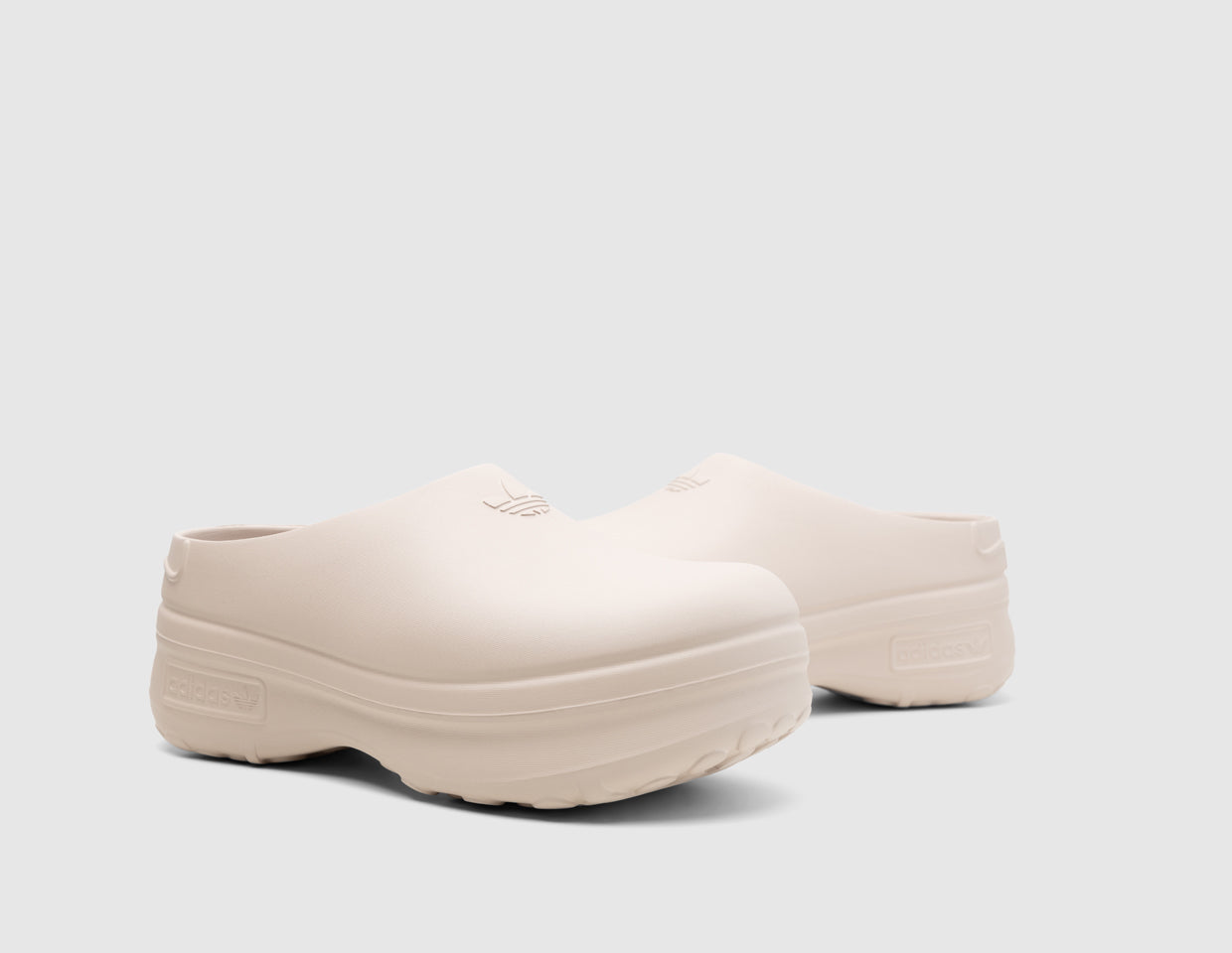 美品adidas STAN SMITH MULE 23.5 adidas Originals Women's Adifom Stan Smith Mule Wonder Taupe