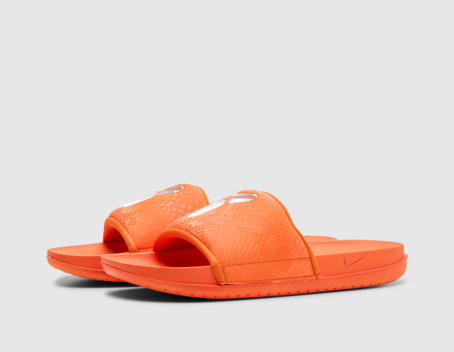 Nike Kobe Offcourt Slide Safety Orange / Metallic Silver