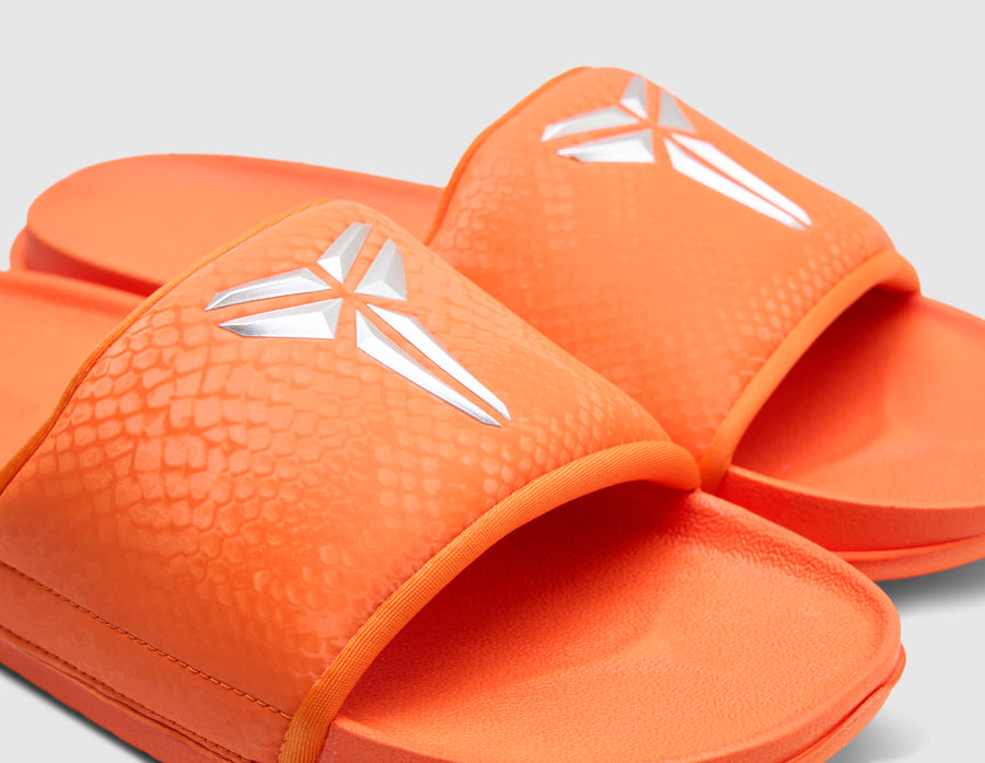 Nike Kobe Offcourt Slide Safety Orange / Metallic Silver