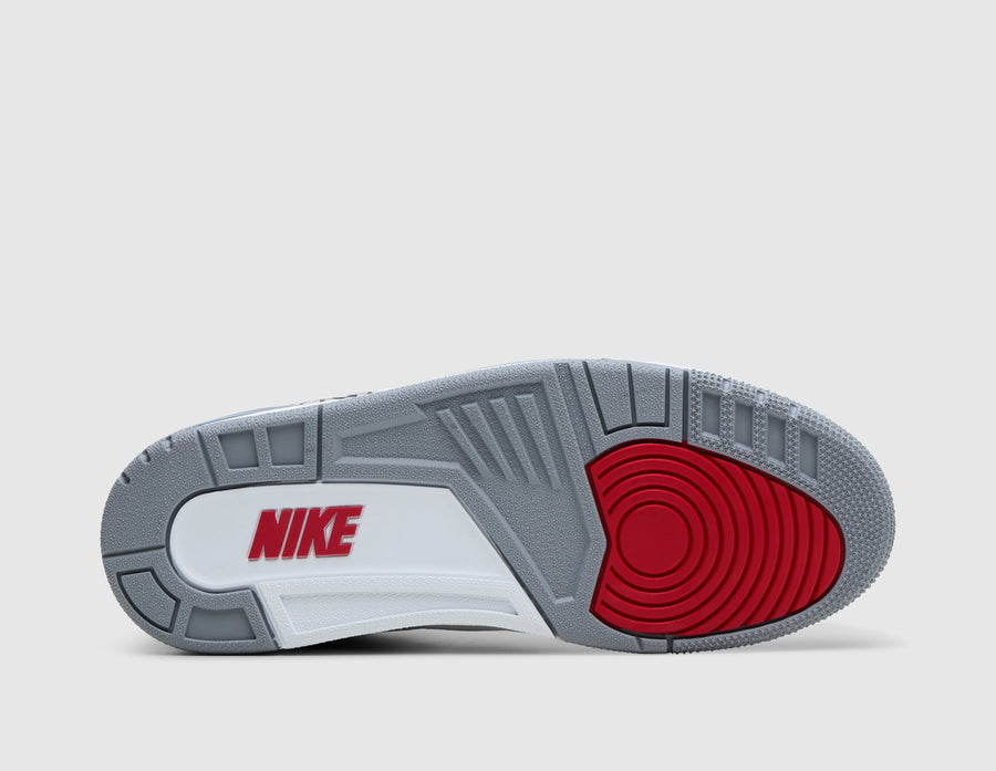 Jordan 3 Retro White / True Blue - Fire Red