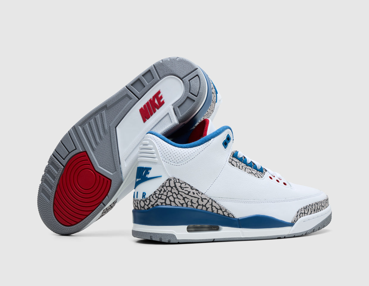 Jordan 3 Retro White / True Blue - Fire Red – size? Canada