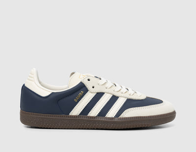 adidas Originals Women's Samba OG Night Indigo / Cream White - Aluminum - Sneakers