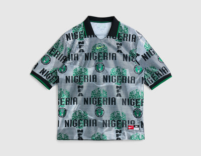 Nike Nigeria Energy Jersey White / Black - Pine Green