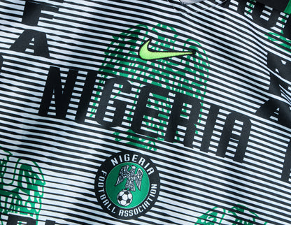 Nike Nigeria Energy Jersey White / Black - Pine Green