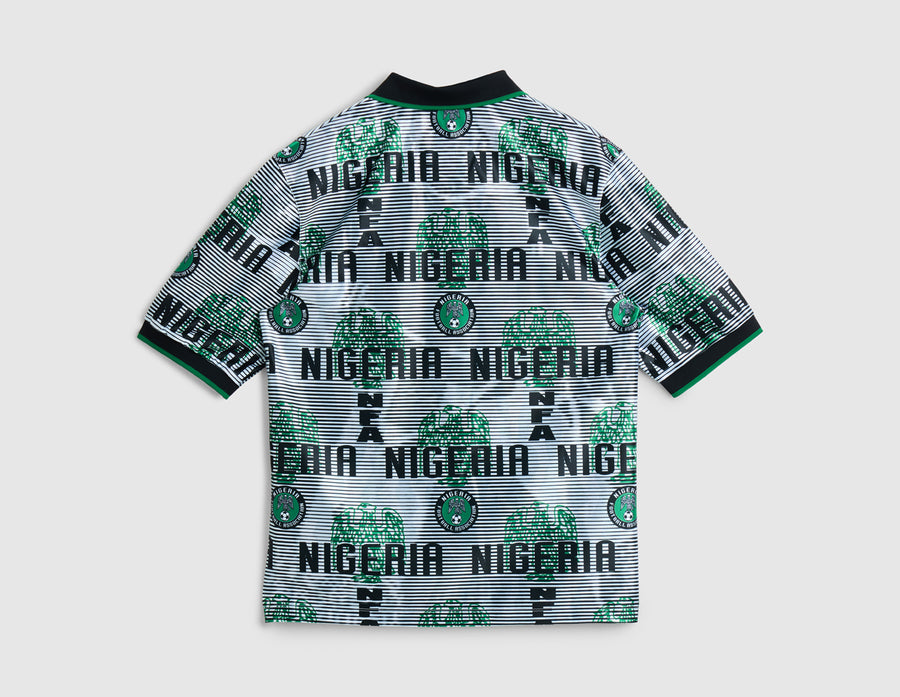 Nike Nigeria Energy Jersey White / Black - Pine Green