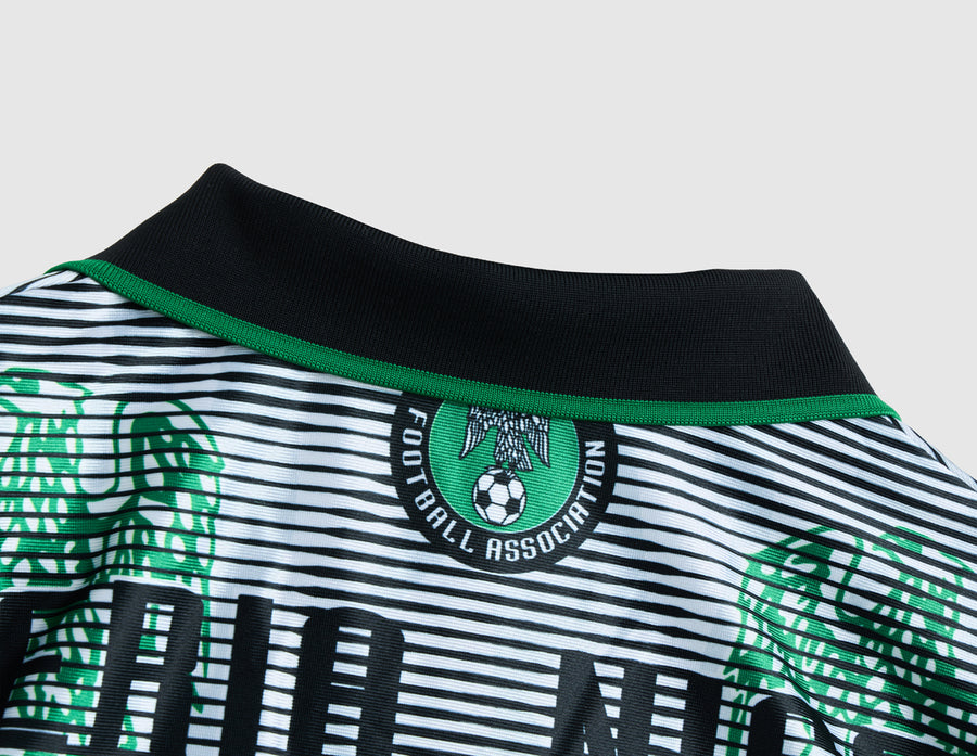 Nike Nigeria Energy Jersey White / Black - Pine Green