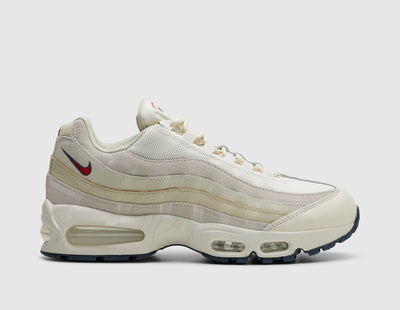 Nike Air Max 95 OG Pale Ivory / University Red - Light Khaki - Sneakers